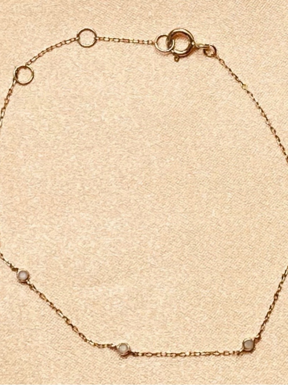 LOCAL ECLECTIC 9kt Solid Gold Everyday
Opal Bezel Bracelet by Family Gold